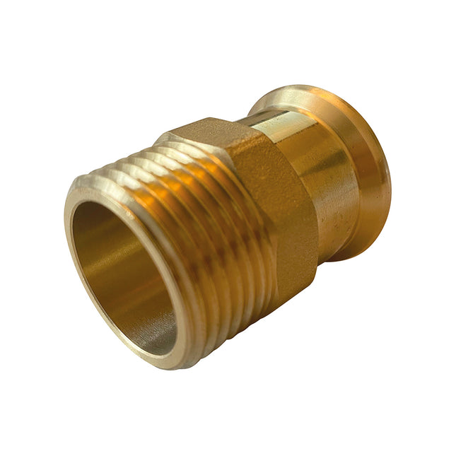 PRESSFIT GAS 15mm x 1/2" MALE ADAPTOR