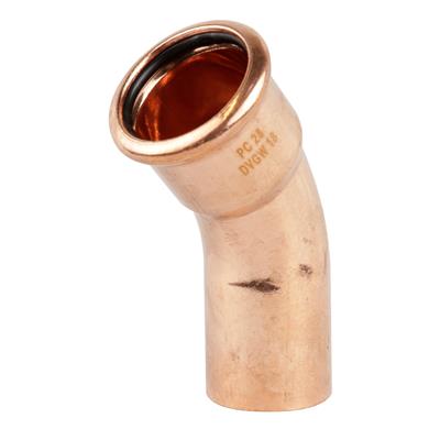 PRESSFIT WATER 22mm 45 DEGREE STREET ELBOW
