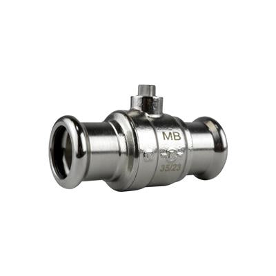MB PRESSFIT WATER 22MM ISOLATING VALVE