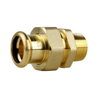 PRESSFIT WATER 22mm x 3/4" MALE UNION