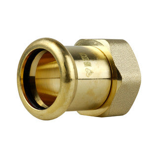 PRESSFIT WATER 15mm x 3/4" SWIVEL COUPLING