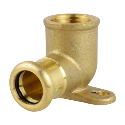 PRESSFIT WATER 15mm x 1/2" WALL PLATE ELBOW