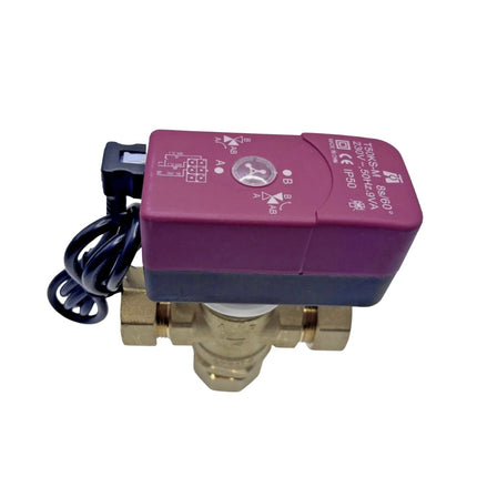 AUX 28mm Slow Closing 3 Port Valve with Dual Motor